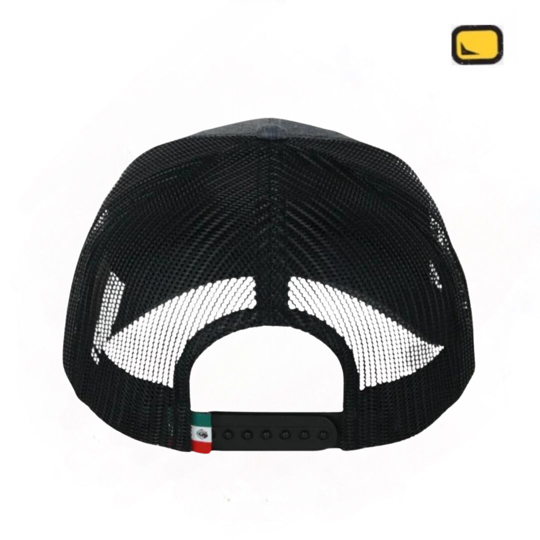 Gorra Looney Tunes “Bugs Bunny Logo” Gris-Negra Premium Trucker