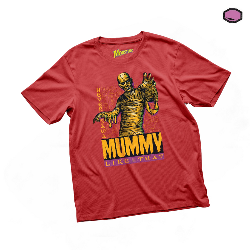 Playera Universal Monsters “The Mummy” Naranja