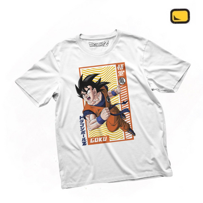 Playera Dragon Ball Z “Son Goku” Blanca