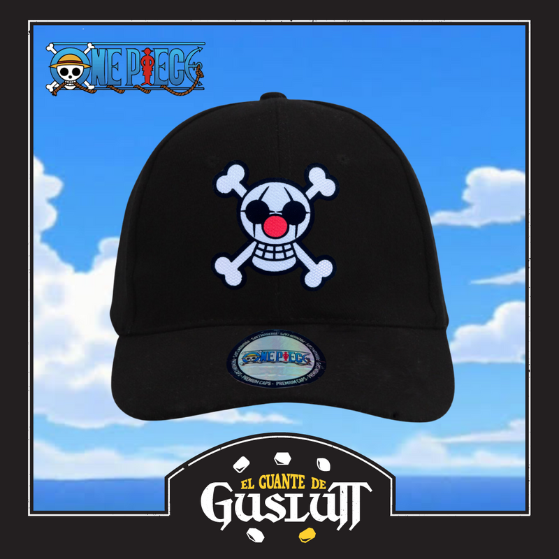 Gorra One Piece “Buggy the Star Clown Jolly Roger” Negra