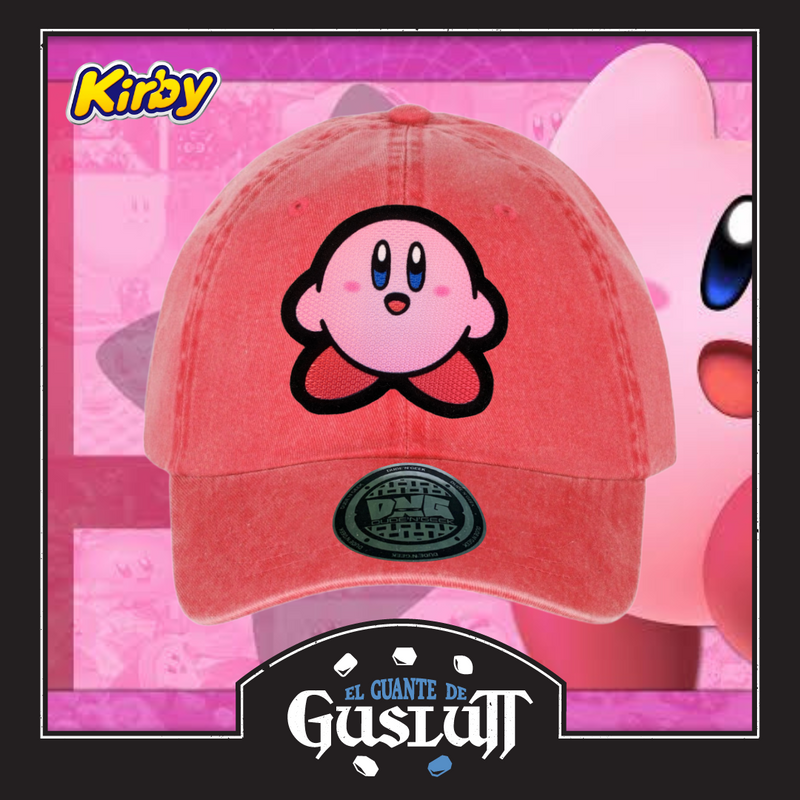 Gorra Kirby “Smiling Kirby” Coral Vintage