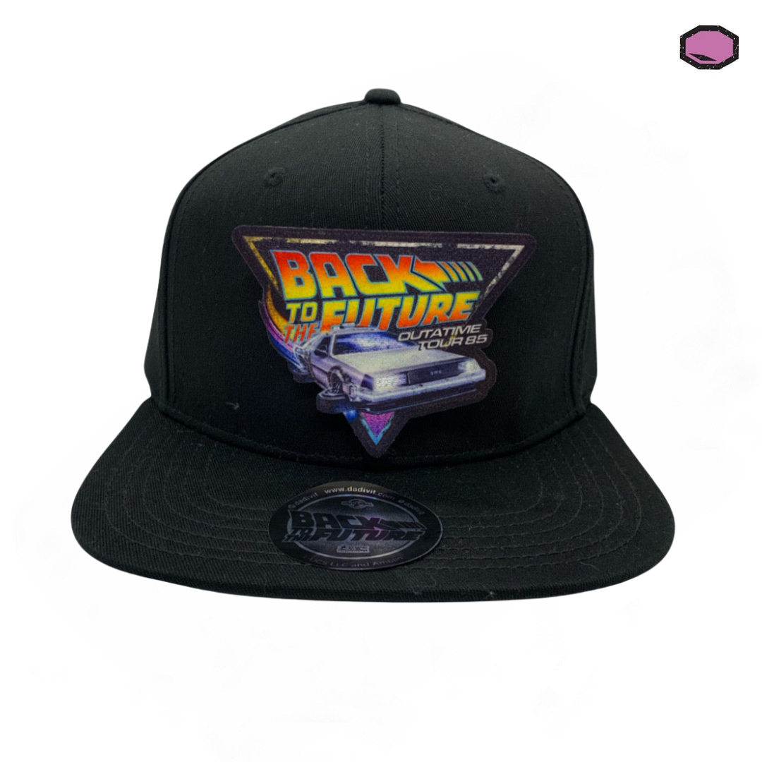 Gorra Back to the Future “Outatime Tour” Negra Snapback