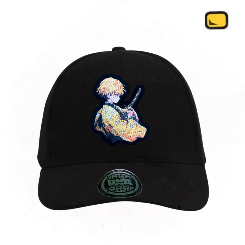 Gorra Demon Slayer: Kimetsu No Yaiba “Zenitsu Agatsuma” Negra