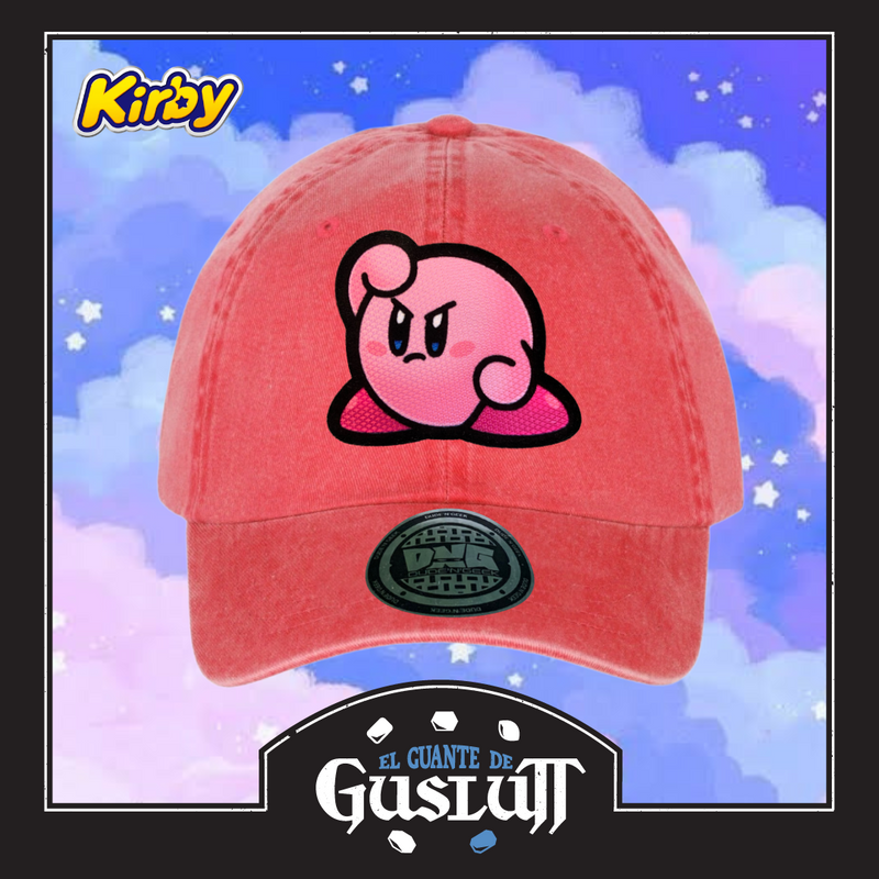 Gorra Kirby “Mad Kirby” Coral Vintage