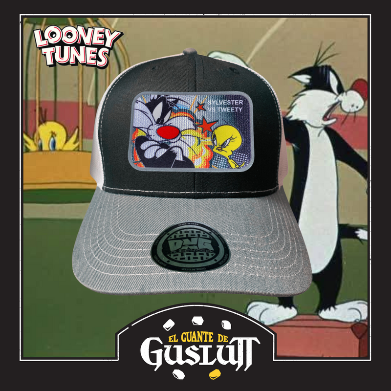 Gorra Looney Tunes “Sylvester & Tweety” Tricolor Premium Trucker