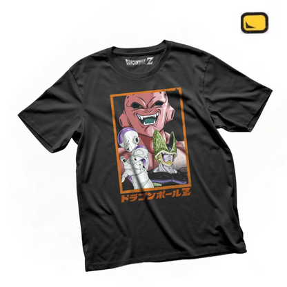 Playera Dragon Ball Z “Villains” Negra