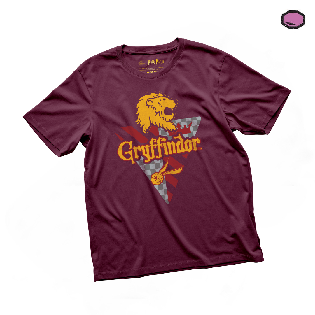 Playera Harry Potter “Gryffindor Quidditch Team” Guinda