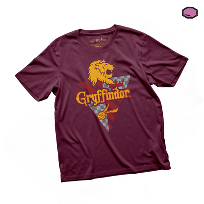 Playera Harry Potter “Gryffindor Quidditch Team” Guinda