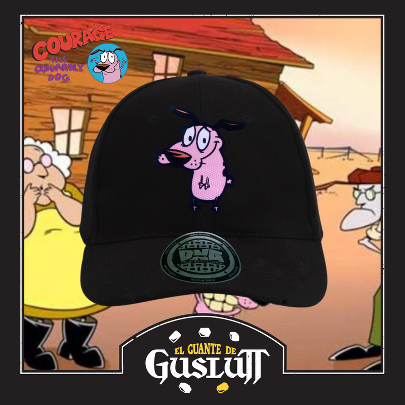 Gorra Cartoon Network Coraje el perro cobarde Negra