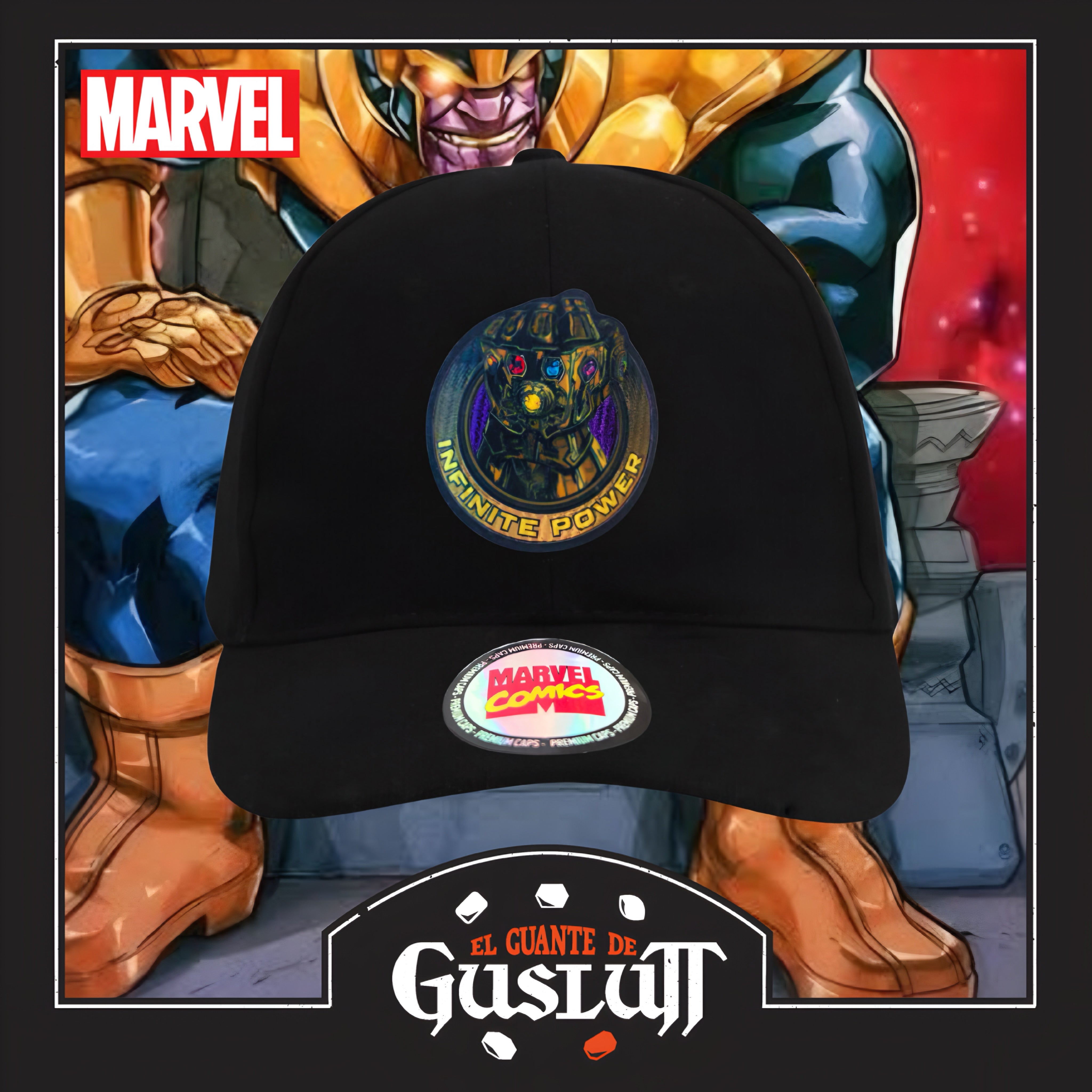 Gorra Avengers “Infinity Gauntlet” Negra