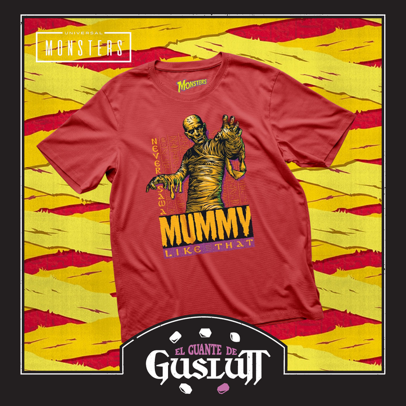 Playera Universal Monsters “The Mummy” Naranja