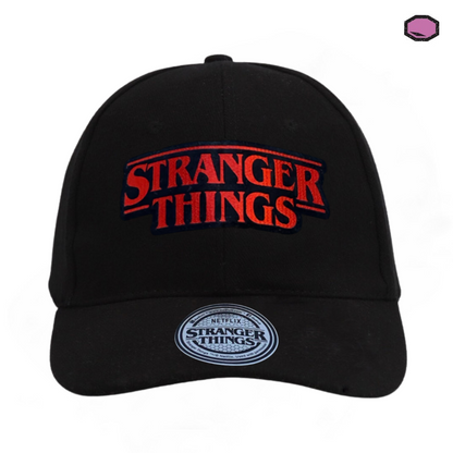 Gorra Stranger Things “Classic Logo” Negra