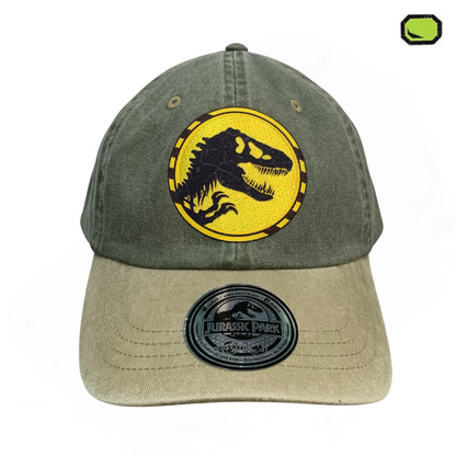 Gorra Jurassic World Verde-Beige Vintage