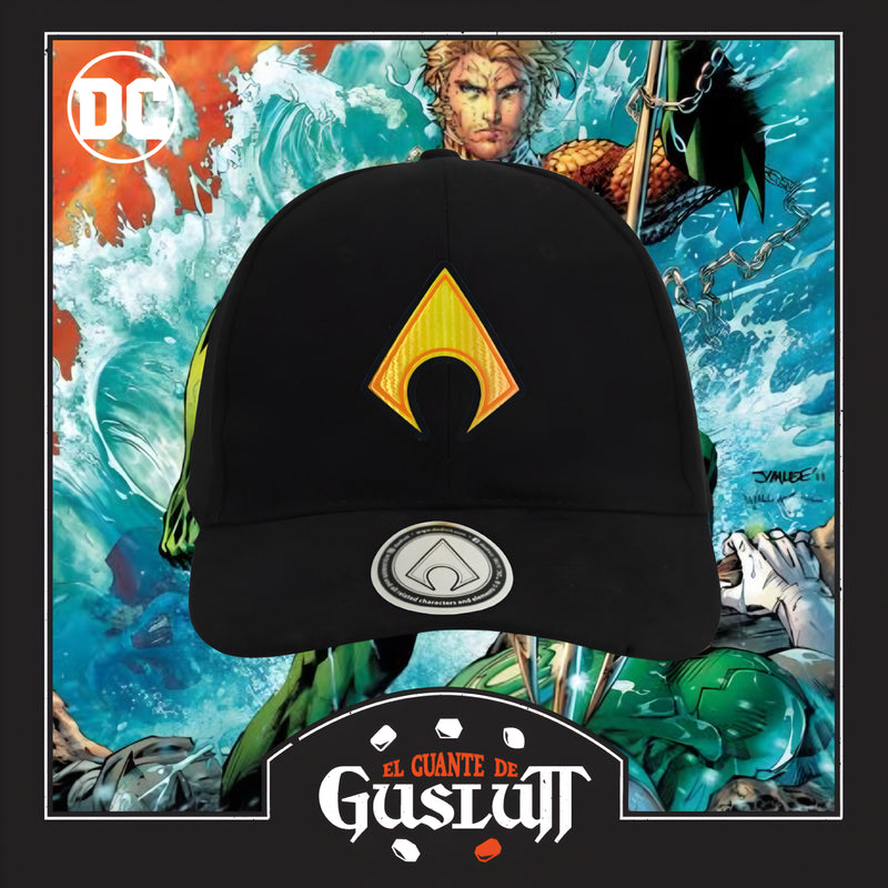 Gorra DC Comics Aquaman “Classic Logo” Negra