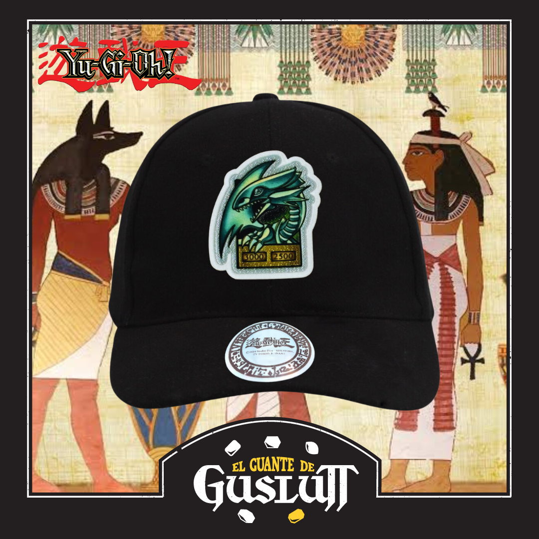 Gorra Yu-Gi-Oh! “Blue Eyes White Dragon” Negra