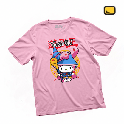 Playera Yu-Gi-Oh! X Hello Kitty and Friends “My Melody as Dark Magician Girl” Rosa