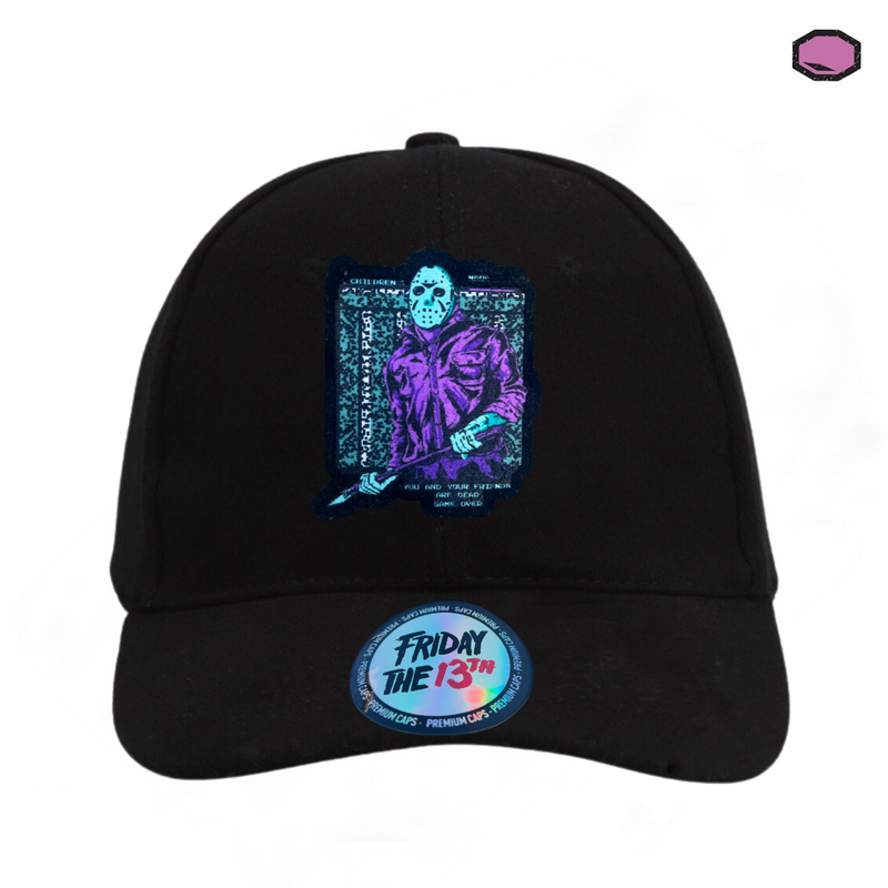 Gorra Friday the 13th “NES Videogame Game Over” Negra