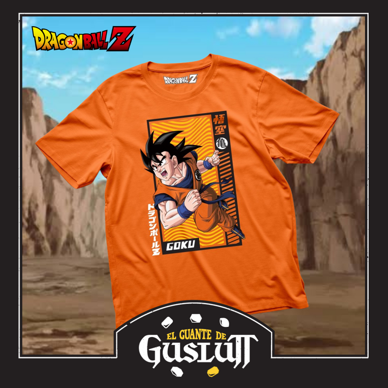 Playera Dragon Ball Z “Son Goku” Naranja