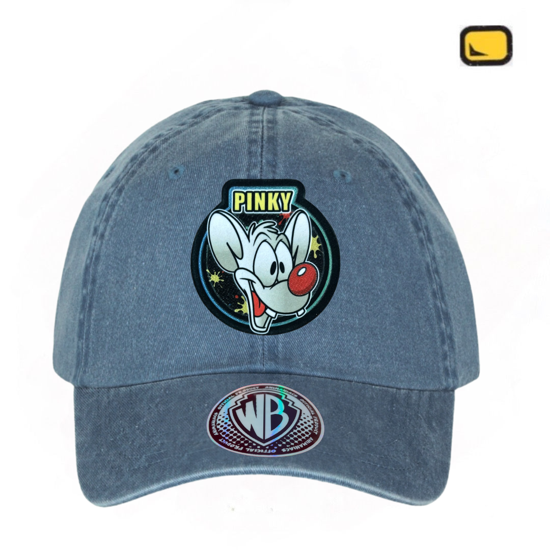 Gorra Animaniacs Pinky and the Brain “Pinky” Azul Vintage