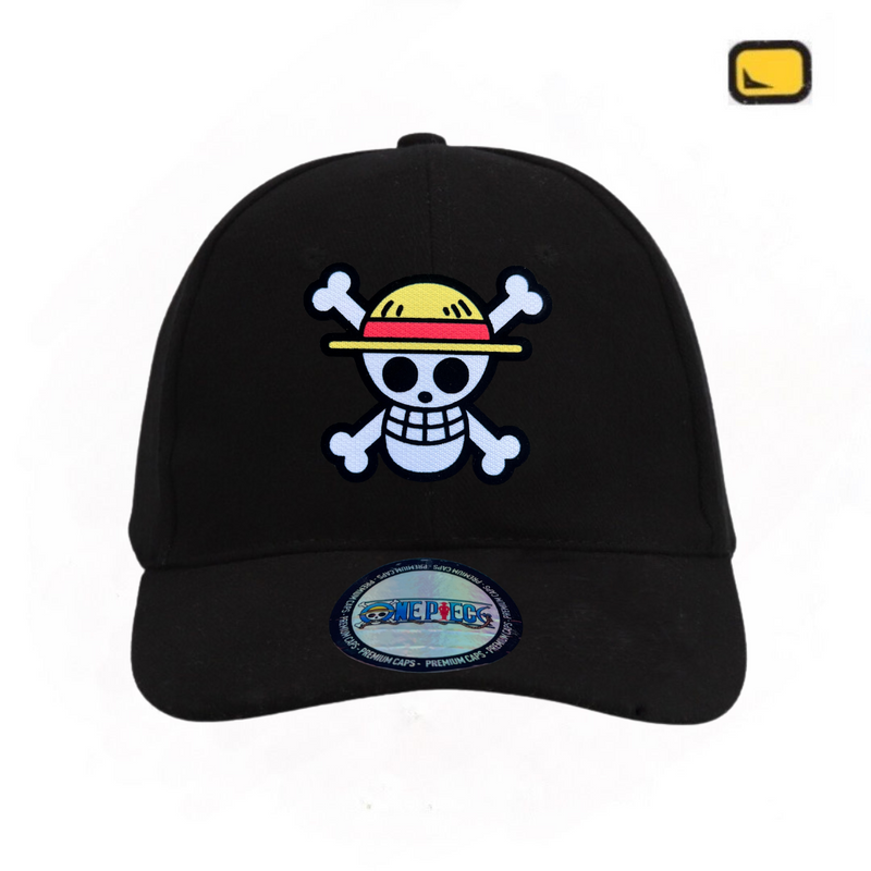 Gorra One Piece “Luffy’s Straw Hat Jolly Roger” Negra