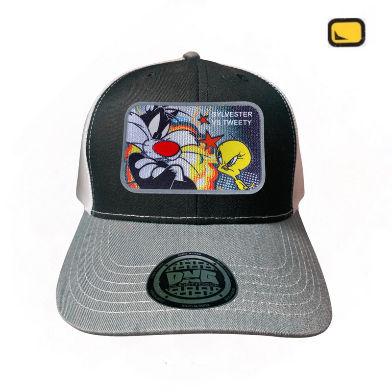 Gorra Looney Tunes “Sylvester & Tweety” Tricolor Premium Trucker