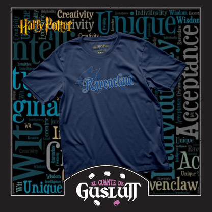 Playera Harry Potter “House of Ravenclaw” Azul Marino