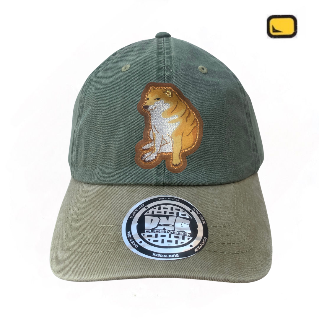 Gorra Cheems Verde-Beige Vintage