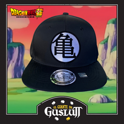 Gorra Dragon Ball Z “Turtle’s Kanji” Snapback Negra