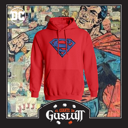 Hoodie DC Comics “Superman Blue Logo” Roja