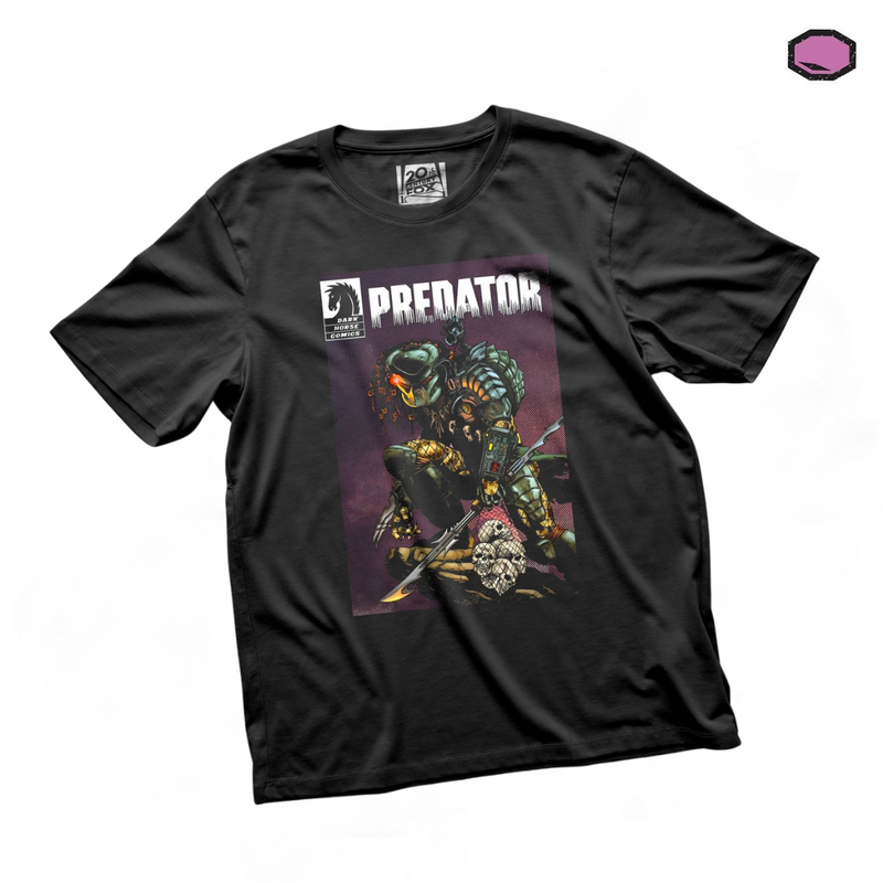 Playera Predator “Big Game Comic Cover” Negra