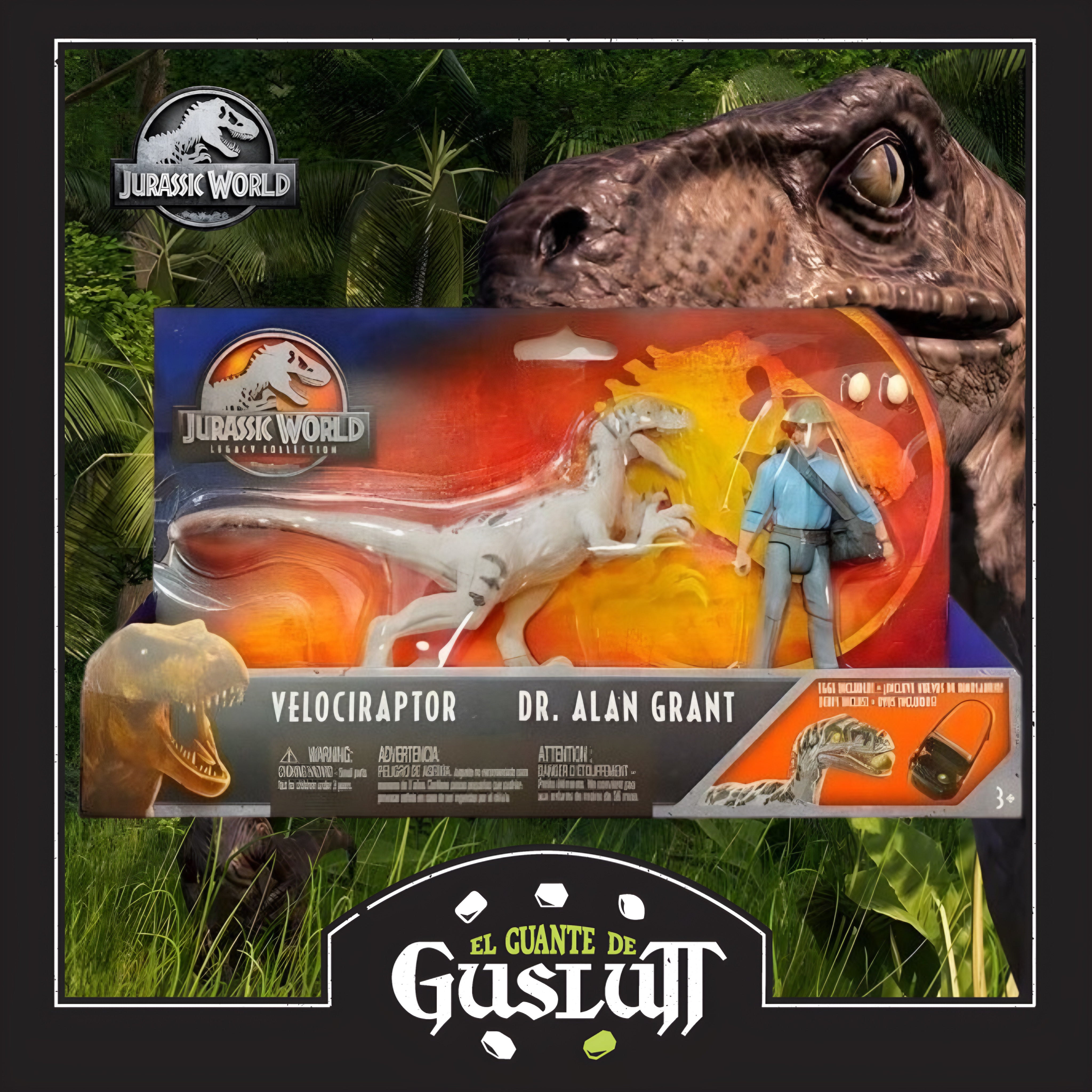 Jurassic World Legacy Collection “Dr. Alan Grant & Velociraptor” Story Pack