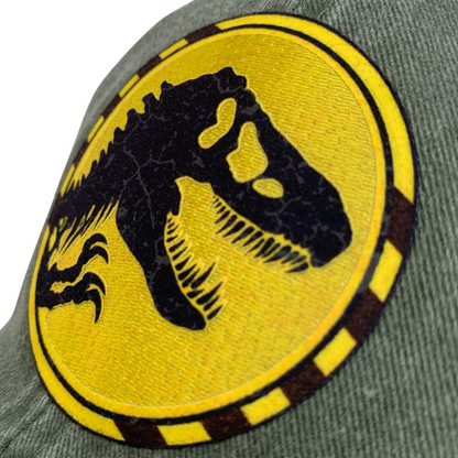 Gorra Jurassic World Verde-Beige Vintage