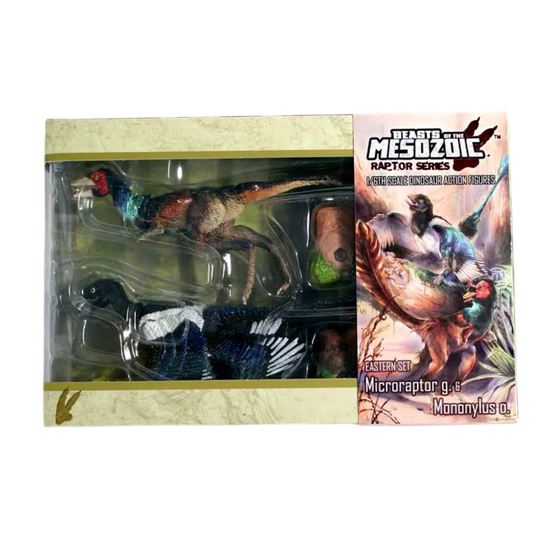 Beasts of the Mesozoic Eastern “Microraptor Gui & Mononykus Olecranus” 2 Pack