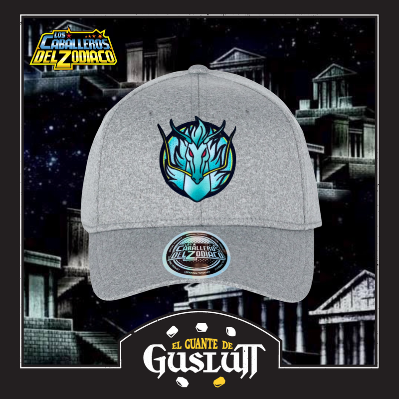 Gorra Saint Seiya “Shiryu Dragon” Gris Jaspe