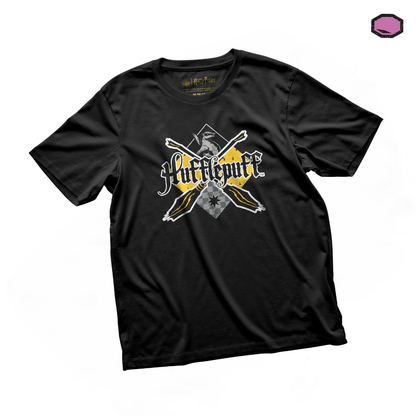 Playera Harry Potter “Hufflepuff Quidditch Team” Negra