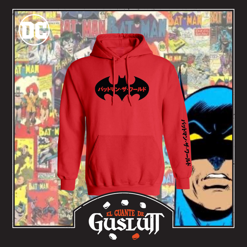 Hoodie DC Comics “Batman Japan” Roja