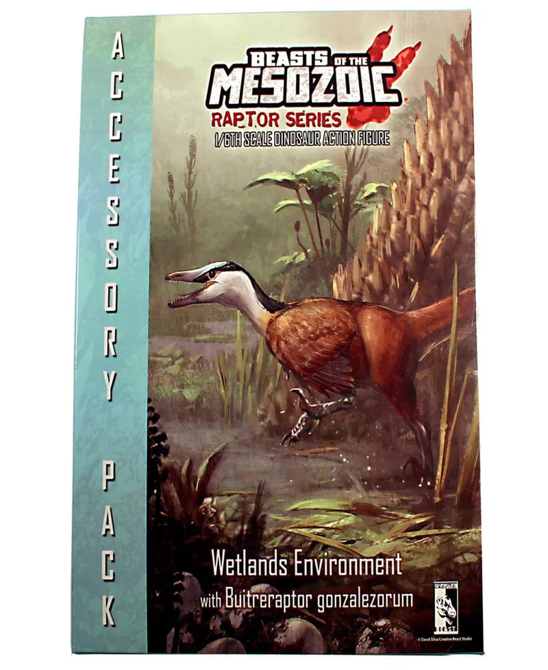 Beasts of the Mesozoic “Wetlands Environment with Buitreraptor Gonzalezorum” Accesory Pack