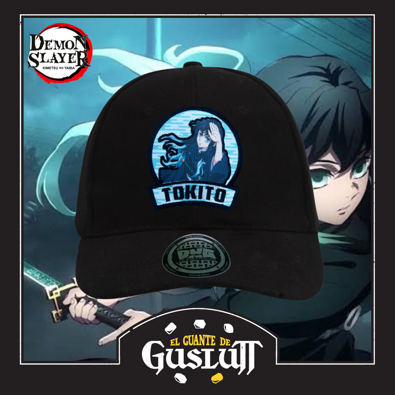 Gorra Demon Slayer: Kimetsu No Yaiba “Muichiro Tokito” Negra