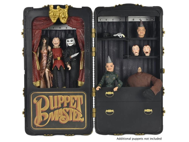 NECA Puppet Master Leech Woman & Toulon's Puppet Case Figure Set *Leer descripción