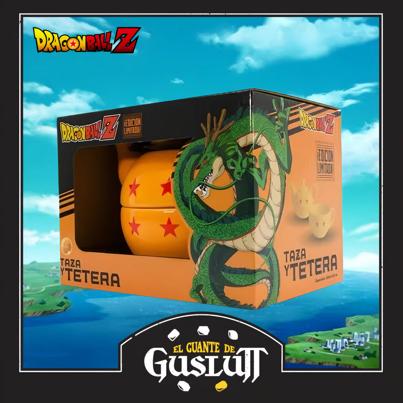 Taza-Tetera Dragon Ball Z Edición Especial “Esfera 4 Estrellas”