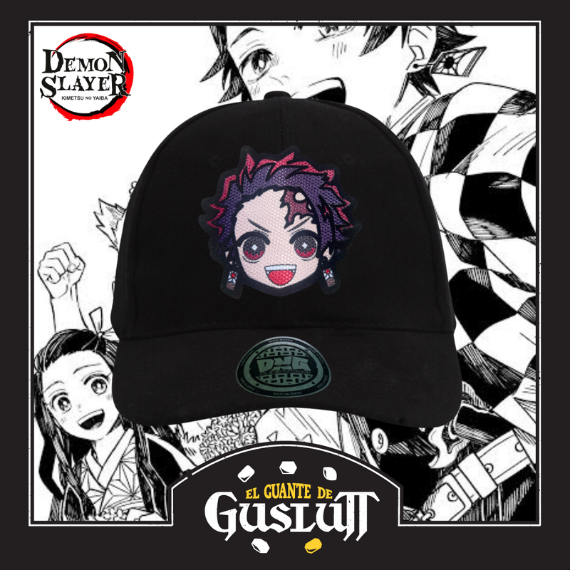 Gorra Demon Slayer: Kimetsu No Yaiba “Chibi Tanjiro Kamado” Negra