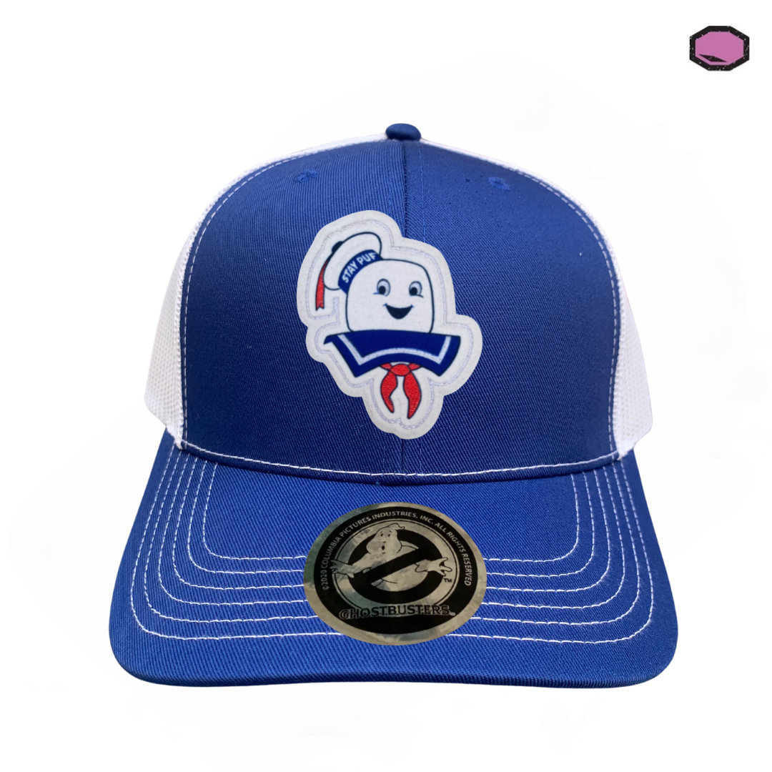 Gorra Ghostbusters “Stay Puft Marshmallow Man” Azul-Blanca Premium Trucker