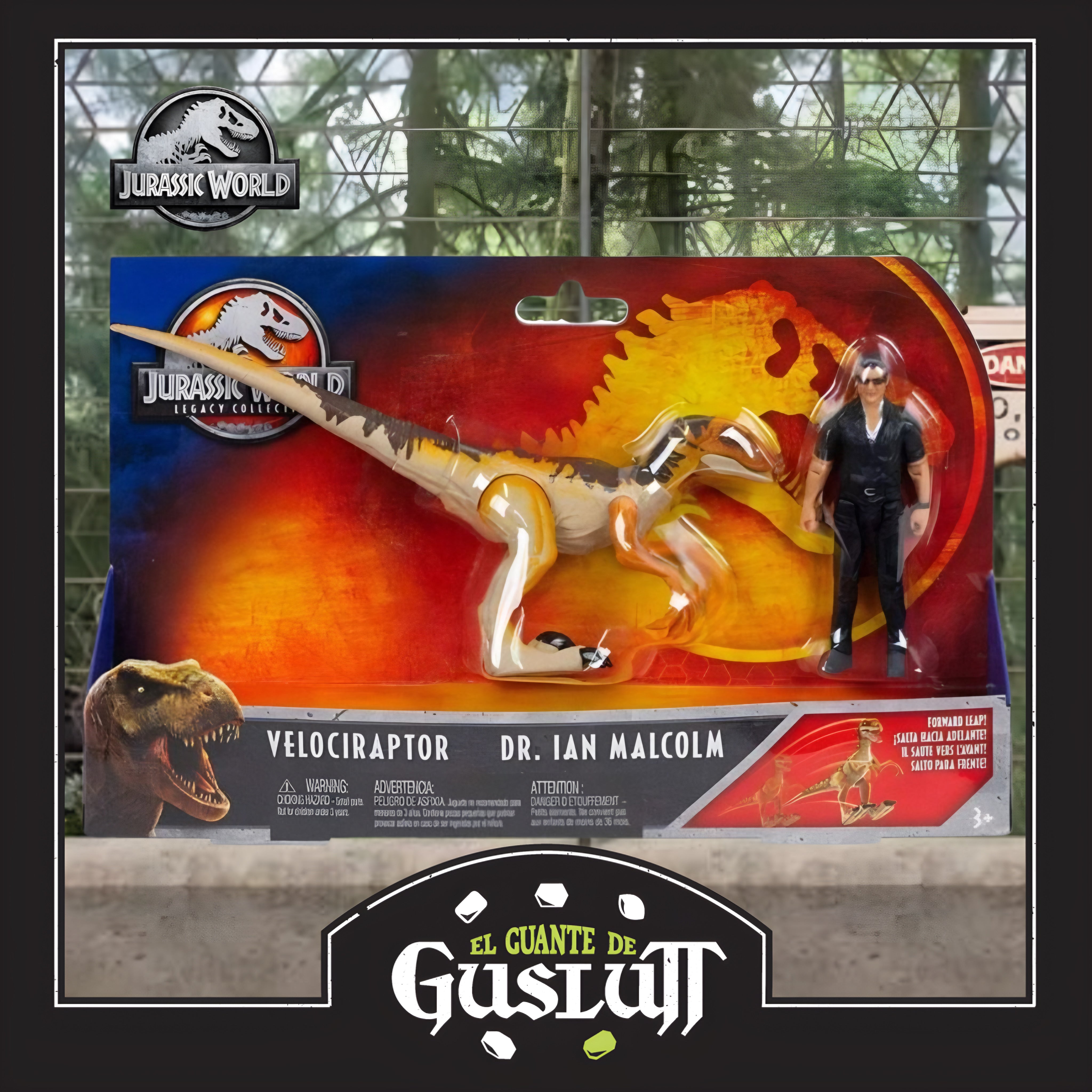 Jurassic World Legacy Collection “Dr. Ian Malcolm & Velociraptor” Story Pack