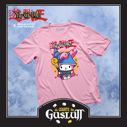 Playera Yu-Gi-Oh! X Hello Kitty and Friends “My Melody as Dark Magician Girl” Rosa