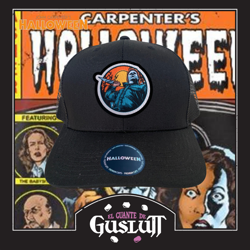 Gorra Halloween “Michael Myers” Negra Premium Trucker