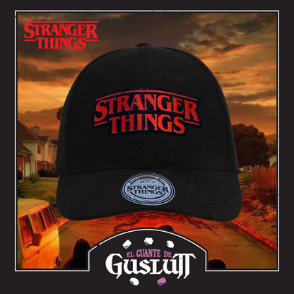 Gorra Stranger Things “Classic Logo” Negra