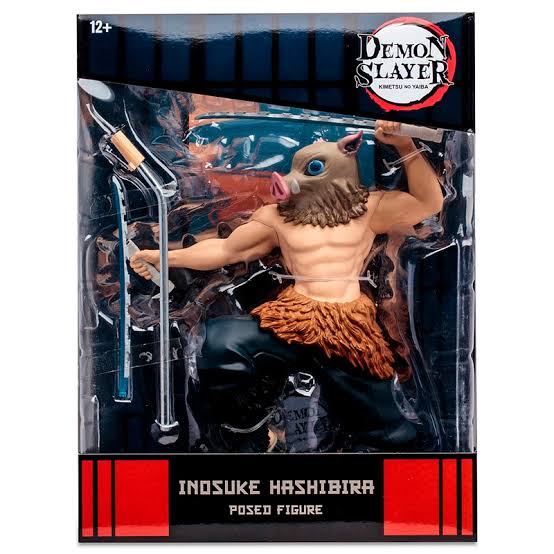 Mcfarlane Toys Demon Slayer: Kimetsu No Yaiba “Inosuke Hashibira” Posed Figure