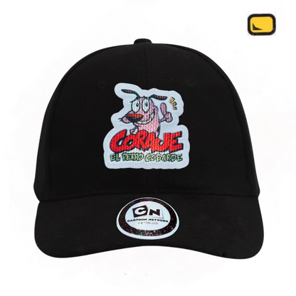 Gorra Cartoon Network Coraje el perro Cobarde Logo Negra