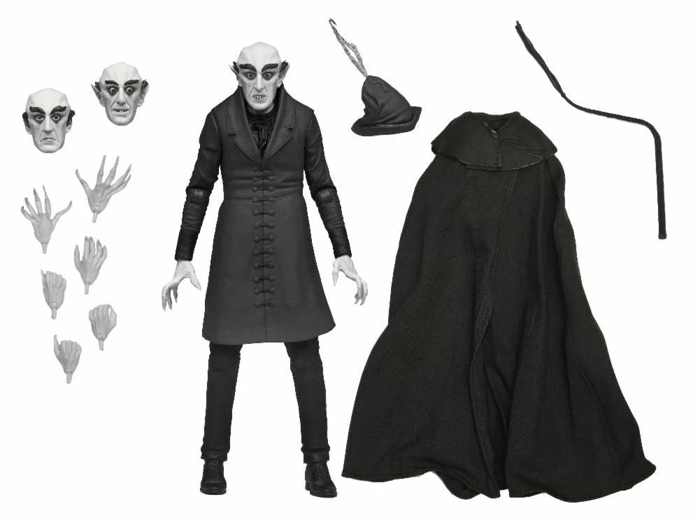 NECA Nosferatu Count Orlok Black & White Version