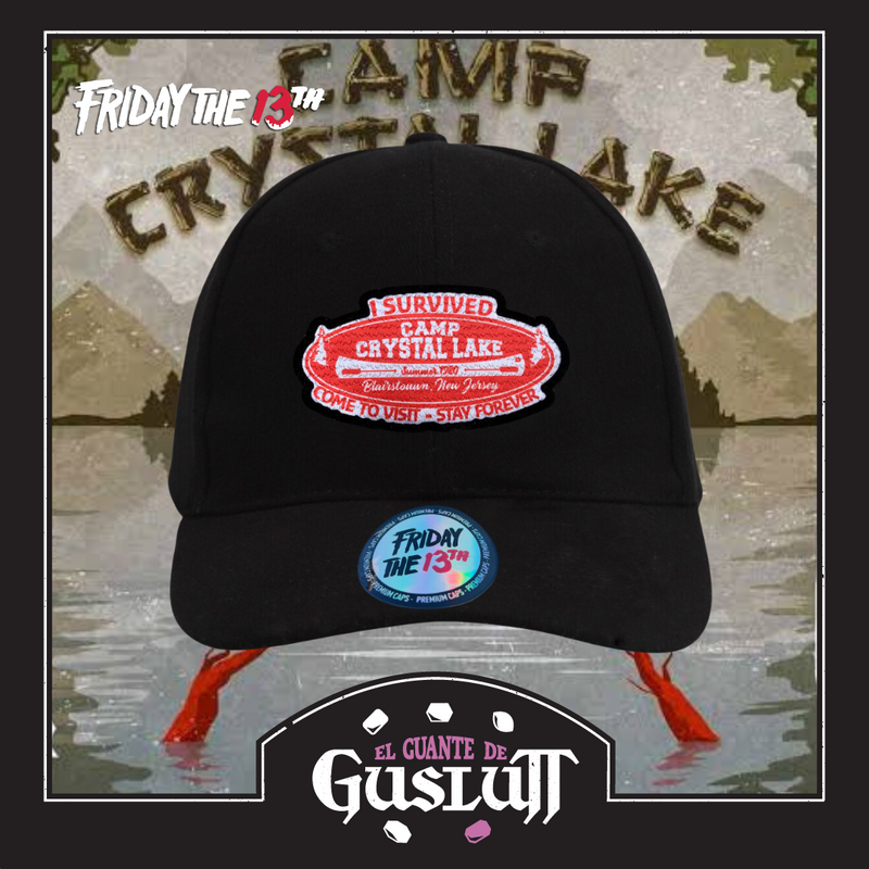 Gorra Friday the 13th “Camp Crystal Lake” Negra